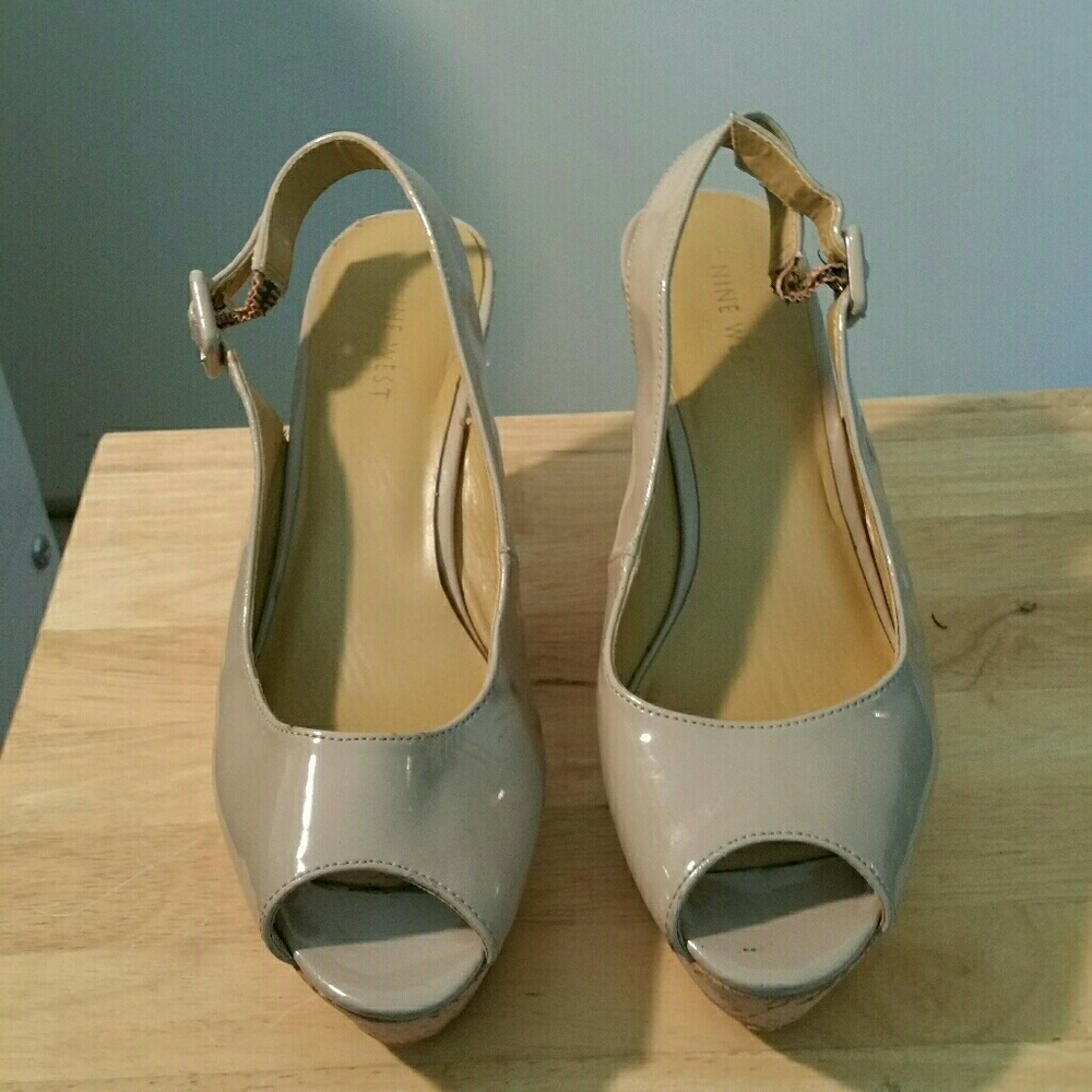 Nine West NWOB  Women's Cork Wedge shoes